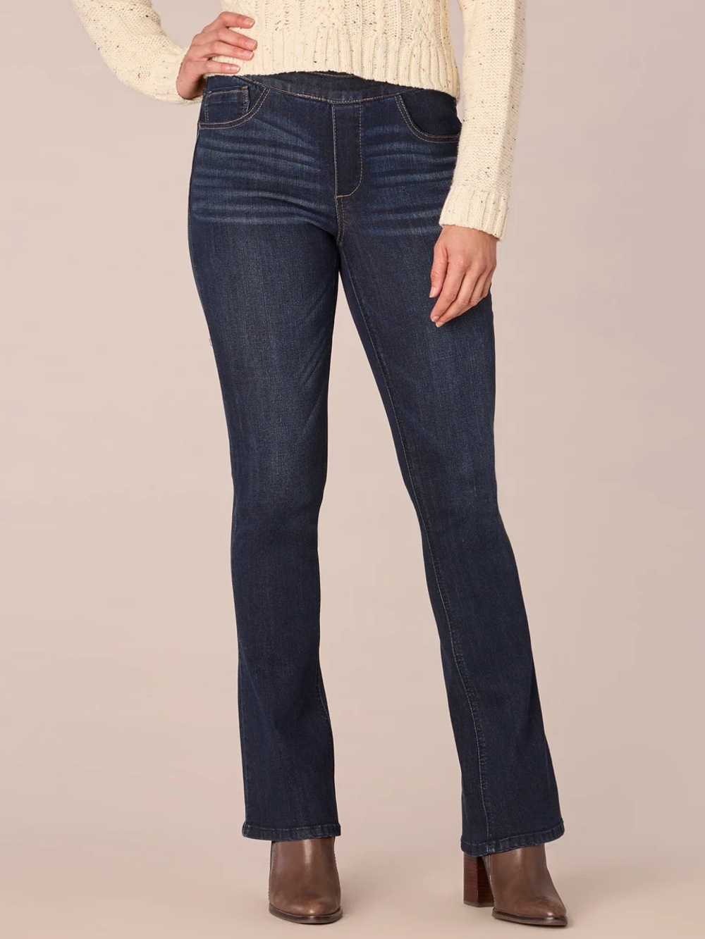 NWT Democracy “Ab” Solution High-Rise Itty Bitty Boot Glider Jeans